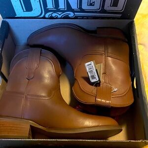 Dingo Western Boots Womens 7" Pull On #Seguaro Snip Bootie DI825 Size  7M & 9.5M